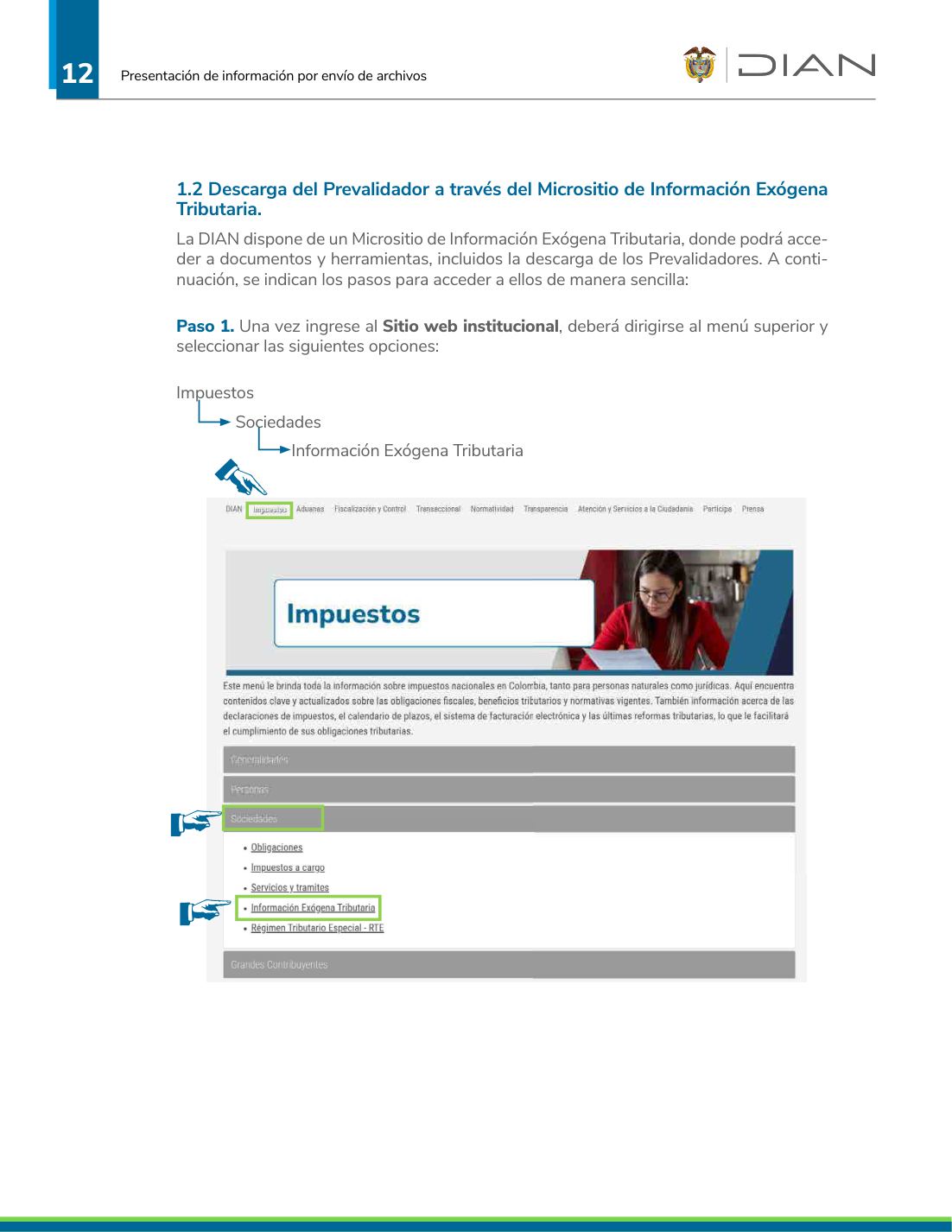 Micrositio de Informaci&oacute;n Ex&oacute;gena Tributaria